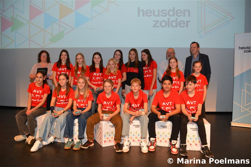 Kampioenenhuldiging in eigen gemeente
